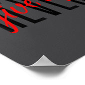 Poster Never Ever Give Up, Insrational Motivational Quote (Coin)