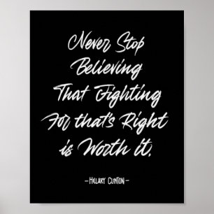 Poster Never Stop Believing