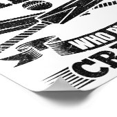 Poster Never Underestimate A Daddy Who Plays Cricket  (Coin)