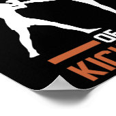 Poster Never Underestimate The Power Of A Kickboxing  (Coin)