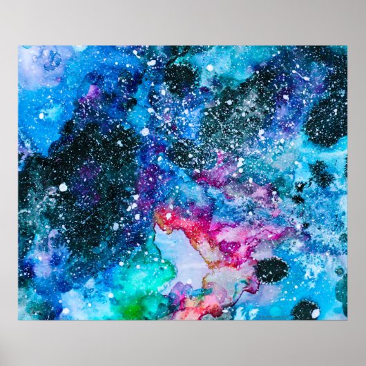 Poster New Age Galaxy Par Megaflora Design (Devant)