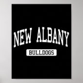 Poster New Albany High School Hs New Albany In Varsity Sr (Devant)