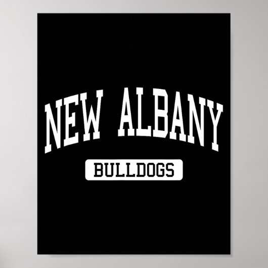 Poster New Albany High School Hs New Albany In Varsity Sr (Devant)
