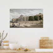 Poster New Bethlem Hospital, St. George's Fields (Cuisine)