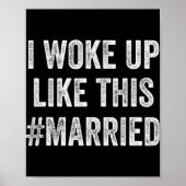 Poster New Bride New Husband Wife - I Woke Up Like This M (Devant)