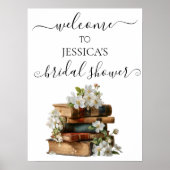 Poster New Chapter Bridal Shower Welcome Sign (Devant)