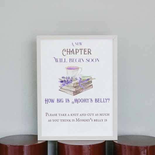 Poster New Chapter Storybook Guider Comment Baby shower J