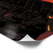 Poster New City, 2013-Mixed Media Vibrant Art (Coin)