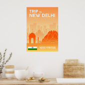 Poster New Delhi Inde (Cuisine)