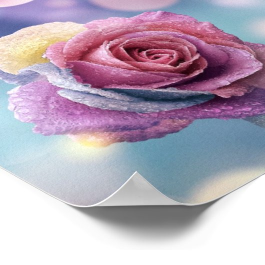 Poster New Eden Hummingbird & Rose (Coin)