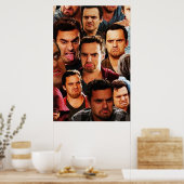 Poster New Girl Nick Miller Collage (Cuisine)