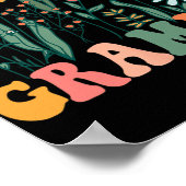 Poster New Gramma Wildflower First Birthday &amp; Baby Sh (Coin)