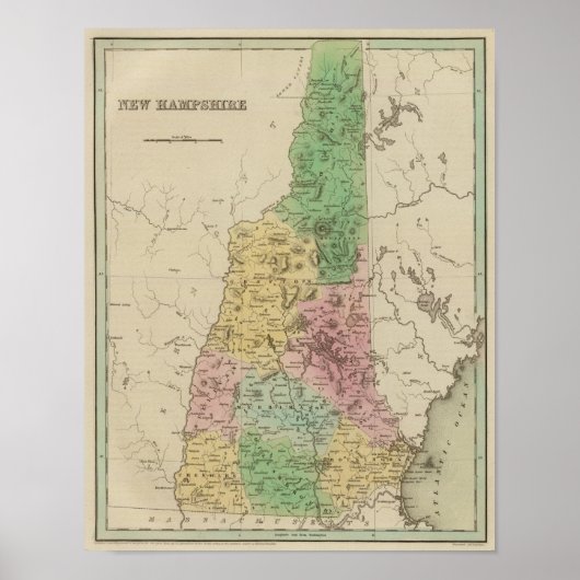 Poster New Hampshire 3 (Devant)