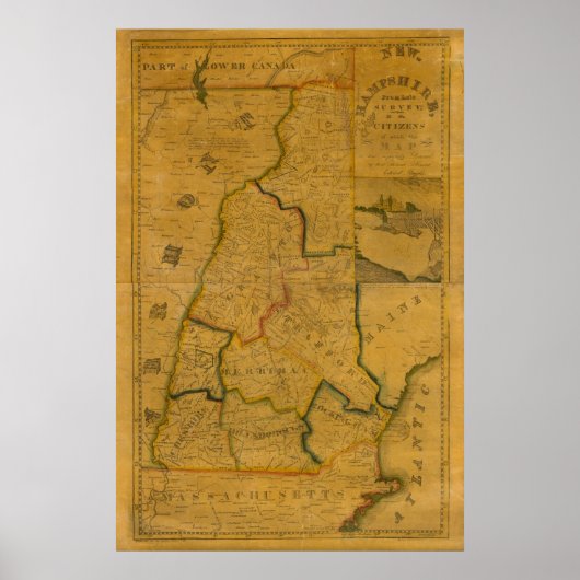 Poster New Hampshire 4 (Devant)