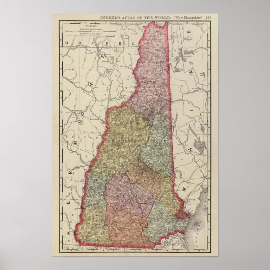 Poster New Hampshire 5 (Devant)