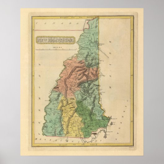 Poster New Hampshire 8 (Devant)