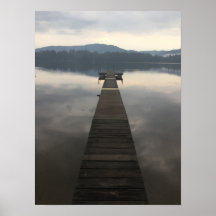 New Hampshire (NH) Misty Lake Scenery