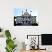 Poster New Hampshire State House, Concord (Bureau à domicile)
