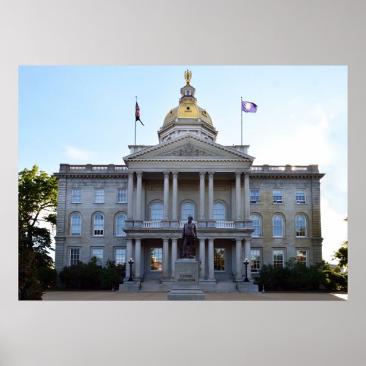 Poster New Hampshire State House, Concord (Devant)