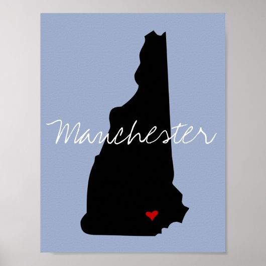 Poster New Hampshire Town (Devant)