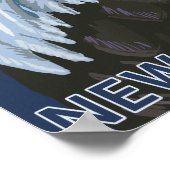 Poster New HampshireEagle près (Coin)