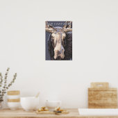 Poster New HampshireMoose près (Cuisine)
