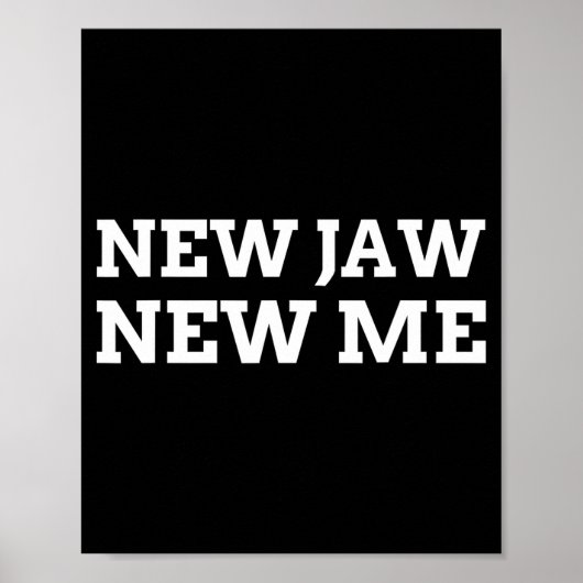 Poster New Jaw, New Me Funny Jaw Surgery  (Devant)