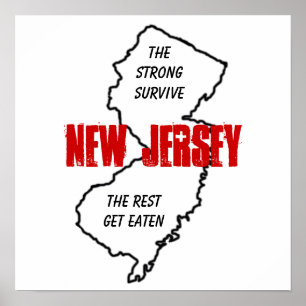 Poster New Jersey : les forts survivent, les autres se ma
