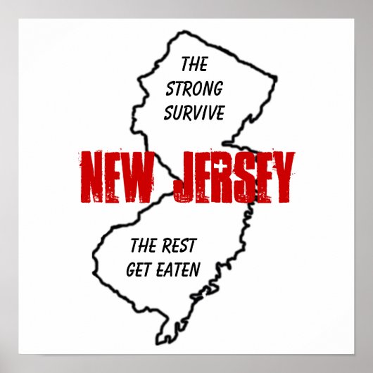 Poster New Jersey : les forts survivent, les autres se ma (Devant)