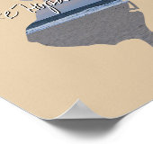 Poster New Jersey State Photo insert and town name (Coin)