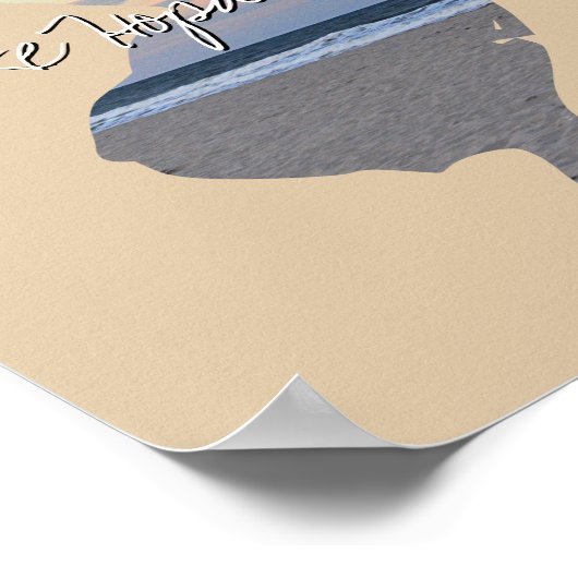 Poster New Jersey State Photo insert and town name (Coin)