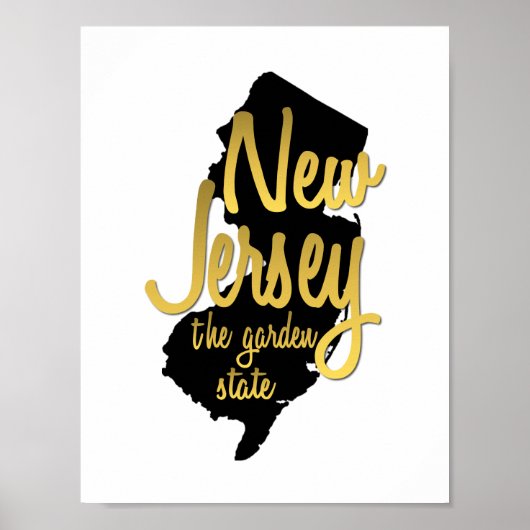 Poster New Jersey The Garden State (Devant)