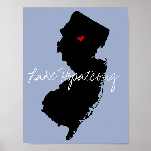 Poster New Jersey Town (Devant)