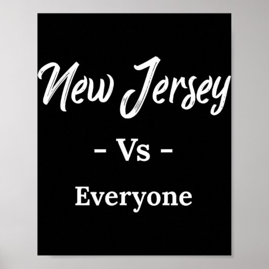 Poster New Jersey Vs Everyone  (Devant)