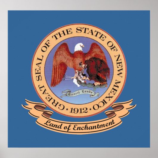 Poster New Mexico Seal (Devant)