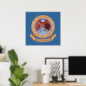 Poster New Mexico Seal (Bureau à domicile)