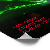 Poster NEW ORDER - FOREVER JOY DIVISION - Jodrell Bank (Coin)