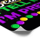 Poster New Orleans Beads Mardi Gras Party Apparel Funny W (Coin)