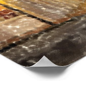 Poster New Orleans French Quarter Jackson Carré Imprimer (Coin)