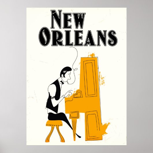 Poster New Orleans Honky Tonk (Devant)