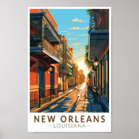 New Orleans Louisiana French Quarter Travel Art