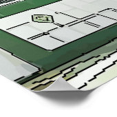 Poster New Orleans Magazine Street Café (Coin)