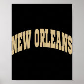 Poster New Orleans - Throwback Design - Clic  (Devant)