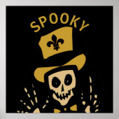 Poster New Orleans Voodoo Man, ÉFFRAYANT, modifier le tex (Devant)