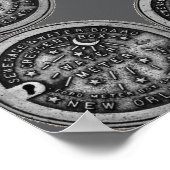 Poster New Orleans Water Meter Wall Art (Coin)