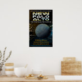 Poster New Palo Alto - première banlieue de l'espace (Cuisine)