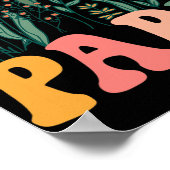 Poster New Papa Wildflower First Birthday & Baby Show (Coin)