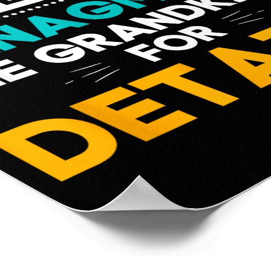 Poster New Retired Under New Management See Grandkids For (Coin)