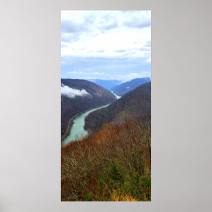 Poster New River Gorge, Virginie occidentale