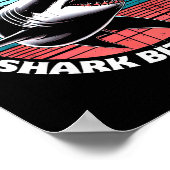 Poster New Smyrna Beach_ Shark Bite Catal Graphic (Coin)